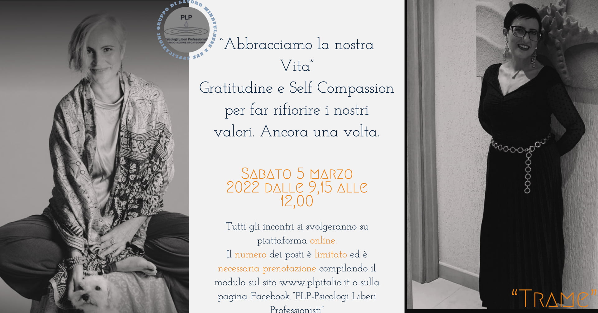 Evento “Abbracciamo la nostra Vita” 5 marzo 2022