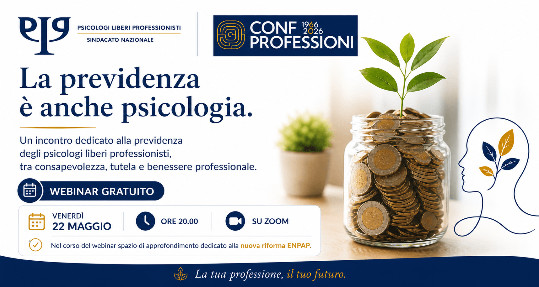 “La previdenza è anche psicologia”: il webinar PLP dedicato agli psicologi liberi professionisti