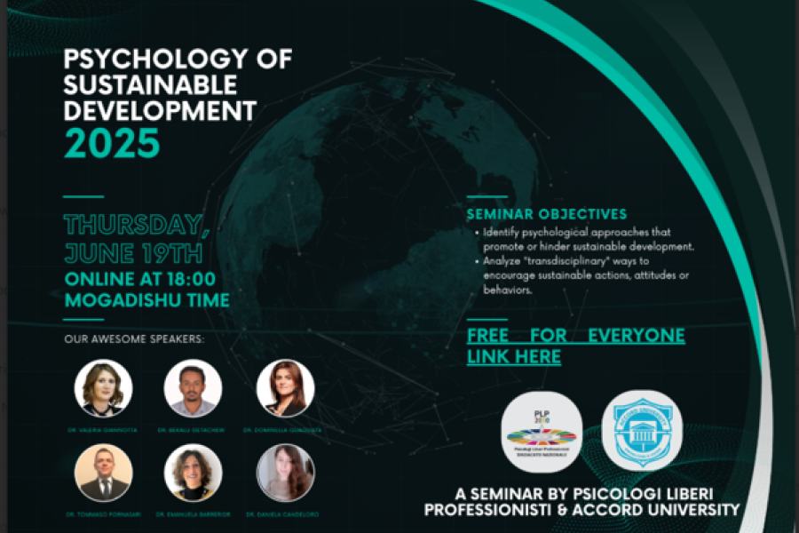Psicologia e sviluppo sostenibile: PLP e Accord University insieme per “Psychology of Sustainable Development 2025”