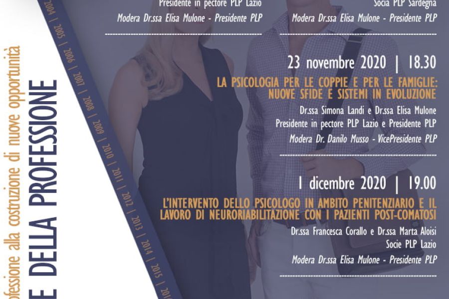 Webinar Gratuiti | Ventennale PLP